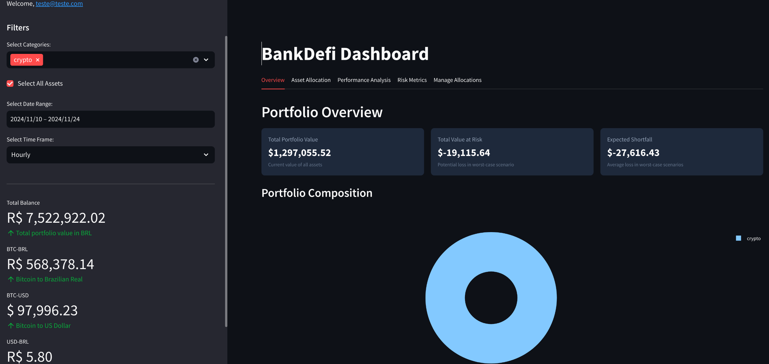 Home Dashboard